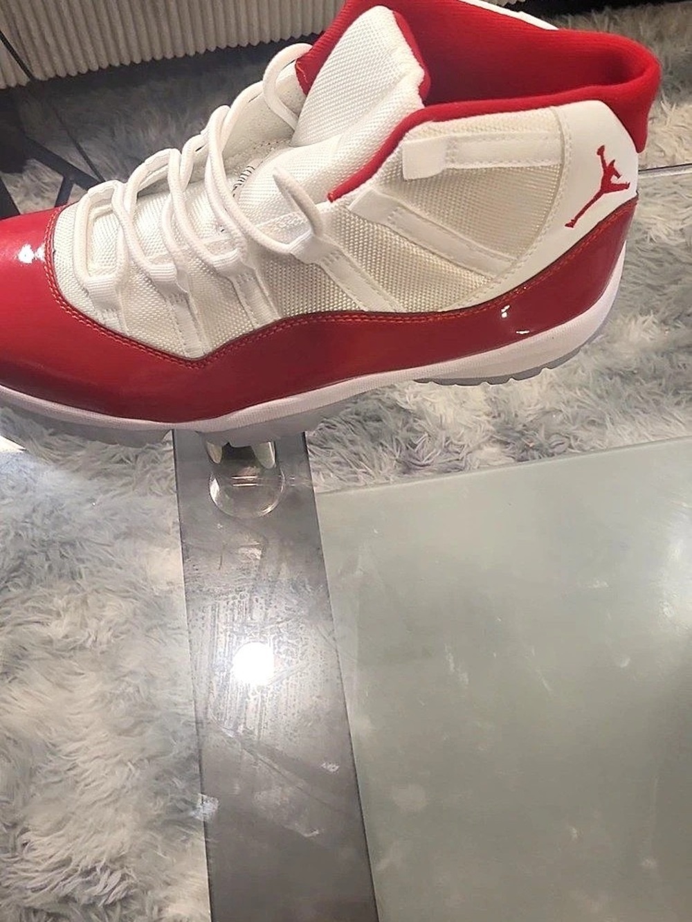Jordan Air Jordan 11 Retro 'Cherry' Red & White Sneakers